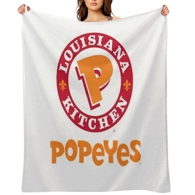 Popeyes Logo Eco-conscious Throw Blanket
