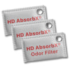 High-Density AbsorbX Odor Filters Household Deodorizer for Closets, Shoes, Refrigerators, and More (3-Pack)
