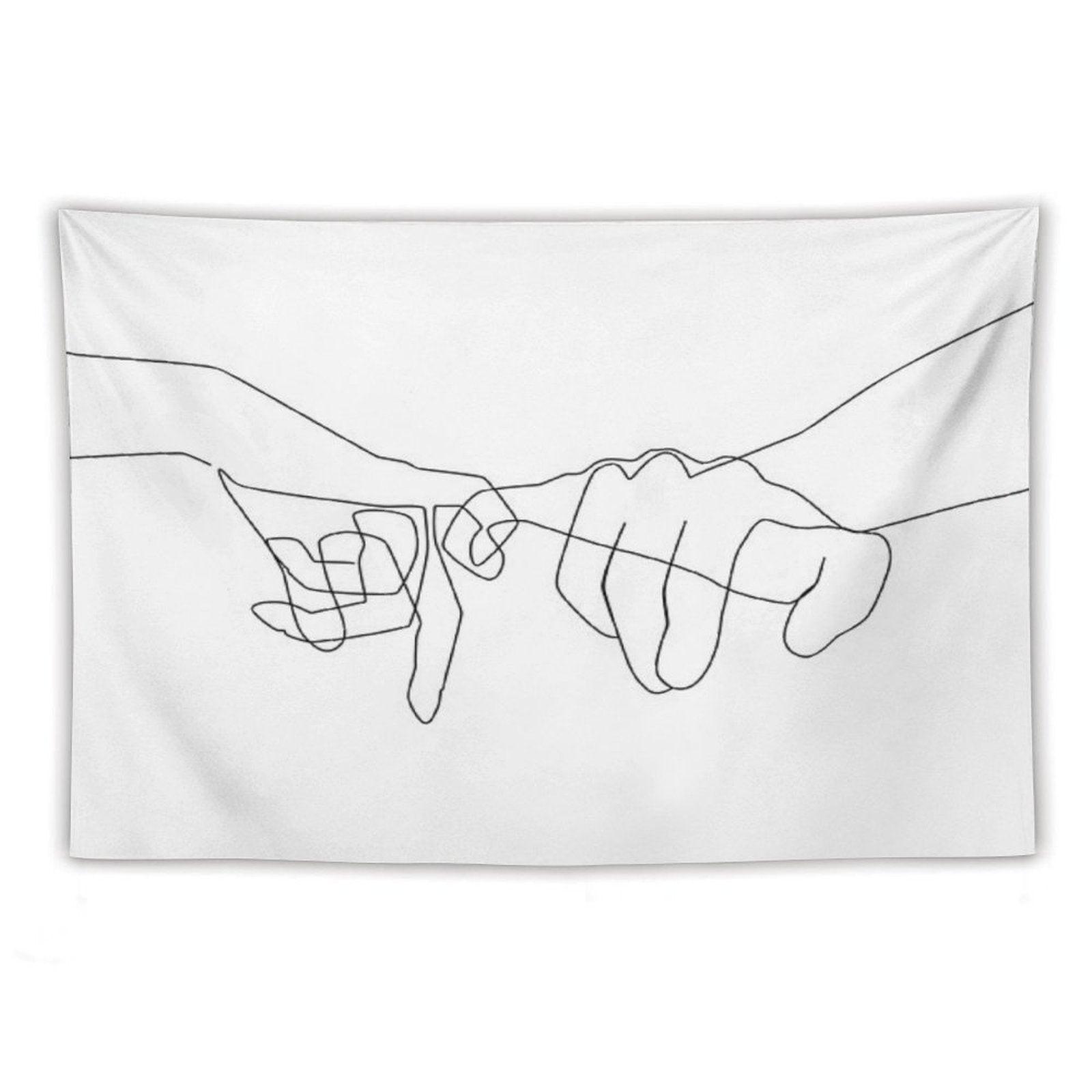 Pinky Swear Tapestry