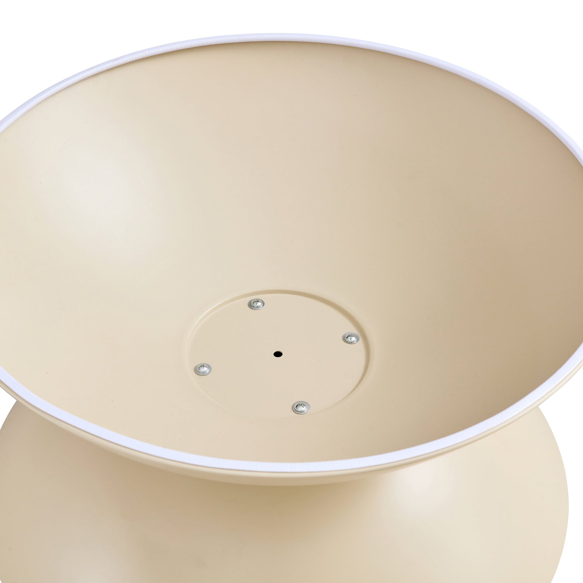 Set of 2 Milk White Coffee Table and End Table With Storage.