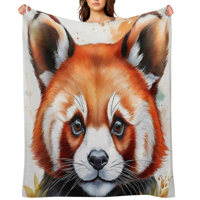 Red Panda - MY ZOO Collection Wrinkle-free Throw Blanket