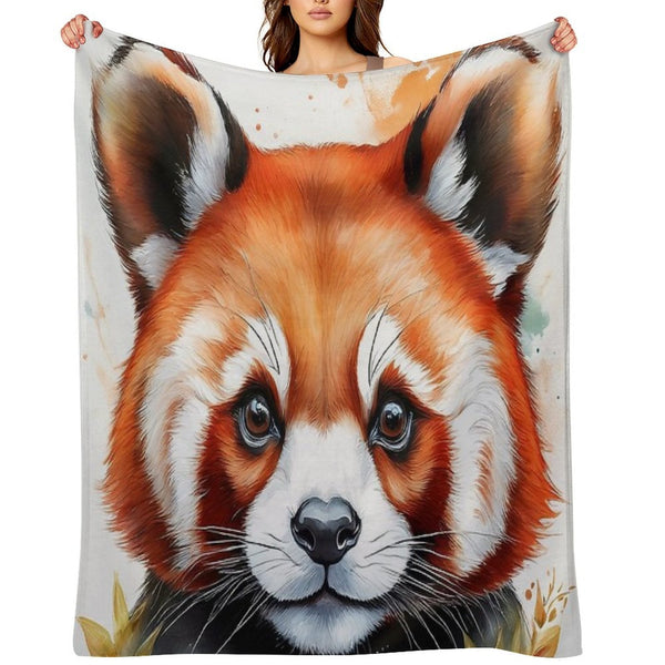 Red Panda - MY ZOO Collection Wrinkle-free Throw Blanket