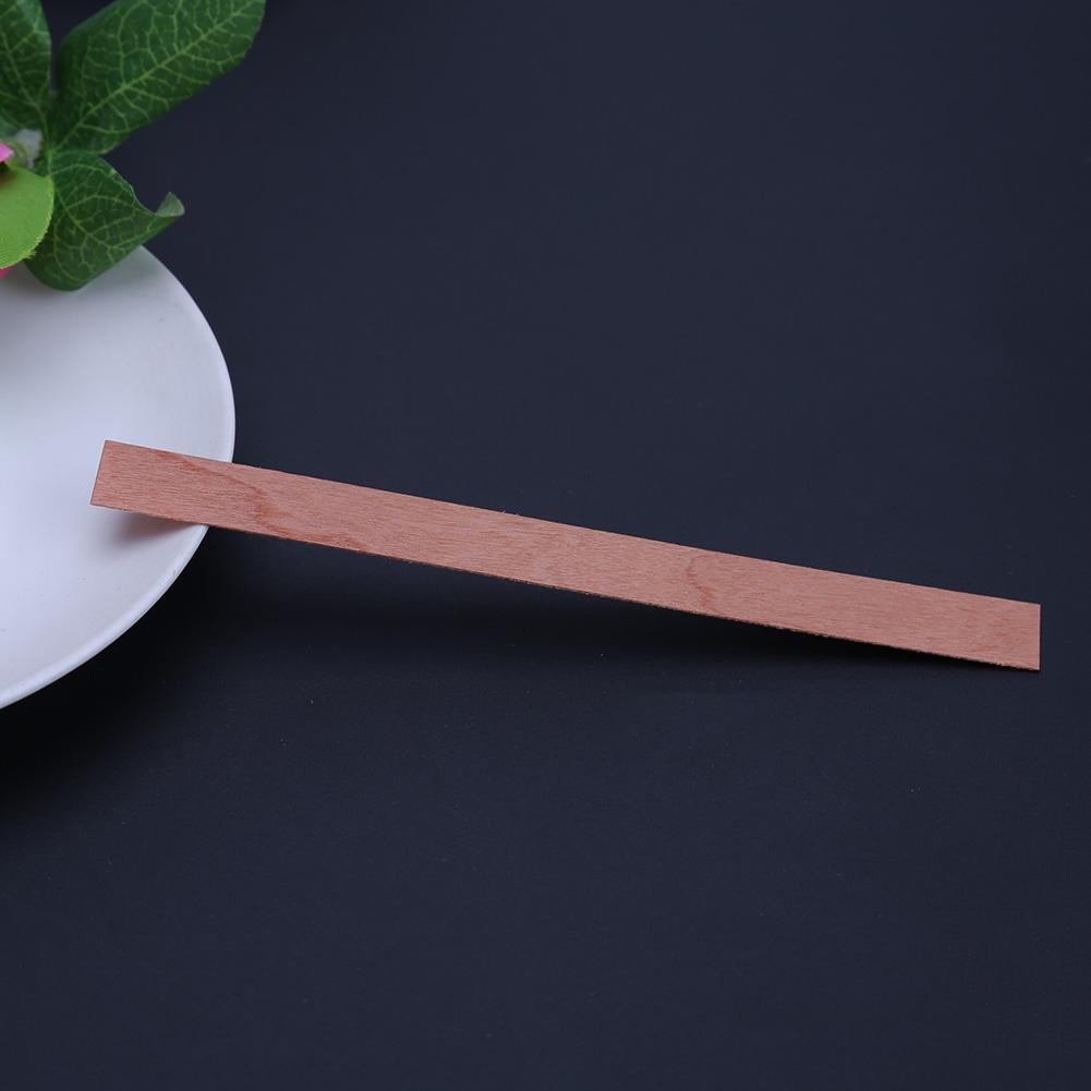 50Pcs Candle Wood Wick for Candles Smokeless Wooden Wicks for Candle Making Crackling Wood Wick for DIY Candles Soy or Palm Wax Form for Candle Making Supplies Wood Wicks