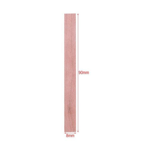 50Pcs Candle Wood Wick for Candles Smokeless Wooden Wicks for Candle Making Crackling Wood Wick for DIY Candles Soy or Palm Wax Form for Candle Making Supplies Wood Wicks