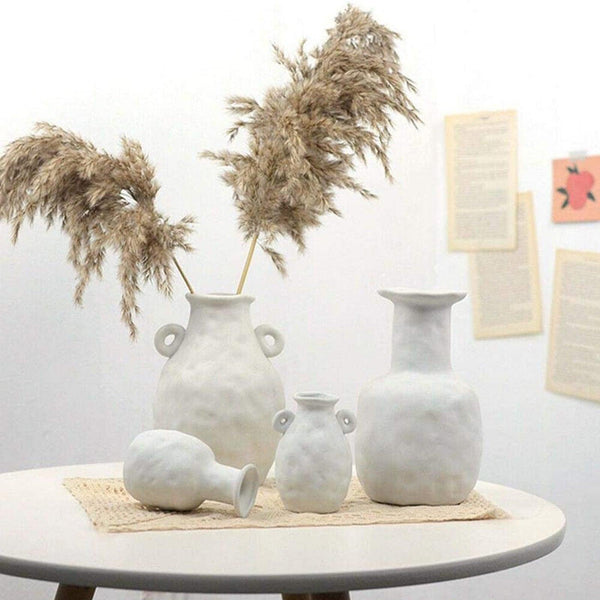 50Pcs/Bunch 50cm Natural Phragmites Reed Flowers Bulrush Bouquet Big Dried Pampas Grass Wedding Decoration Home Fall Decor