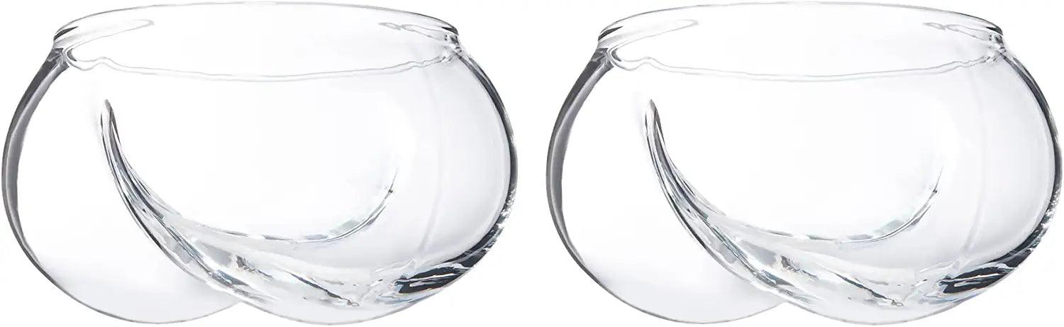 Deez Nuts Drinking Wine & Whiskey Glasses - 2 Set - I love Butts, Couple Mug, Gift for Her, Gift for Him Perfect for Bachelorette Parties, Gag Gift for Men & Women, 7 oz Stemless Bum Glasses