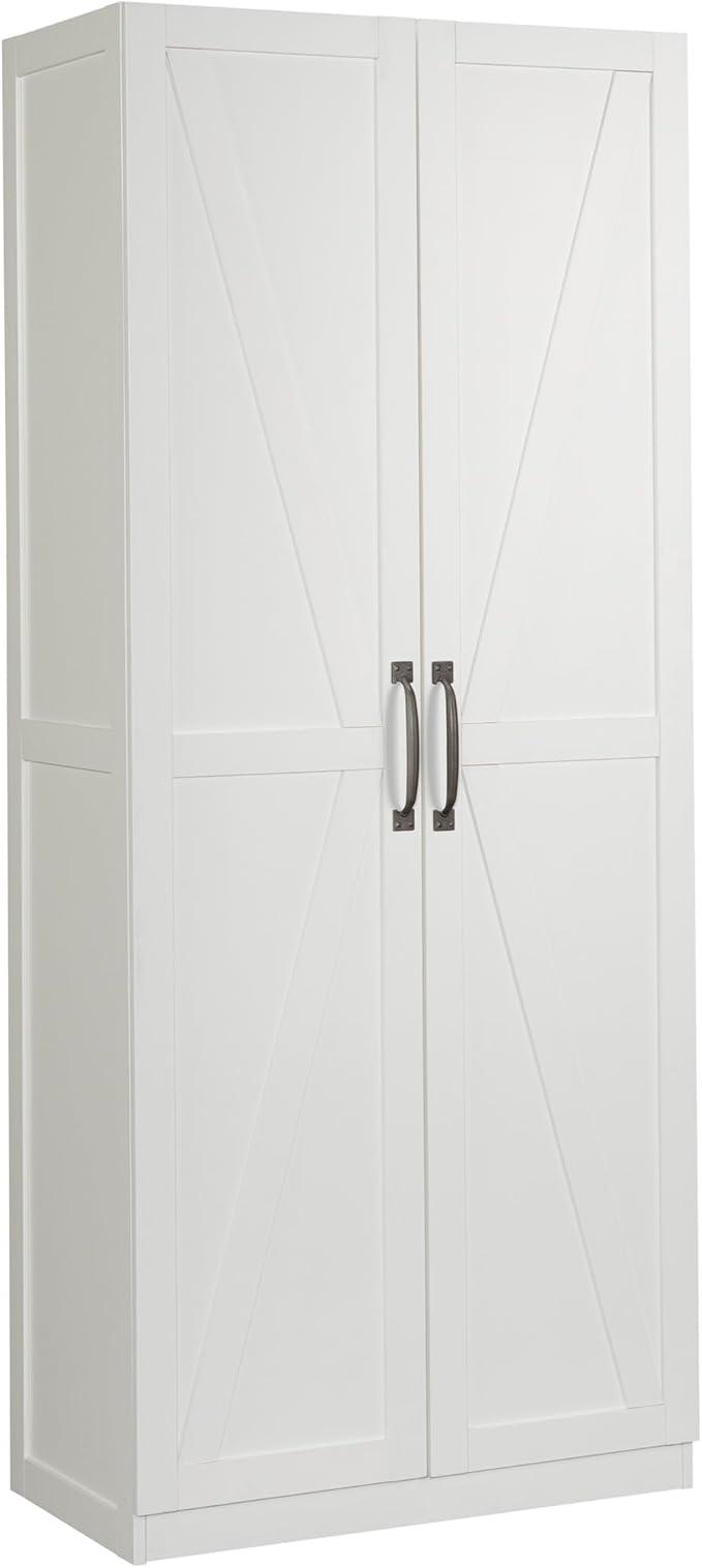 Sauder Miscellaneous Storage Cabinet, White Finish