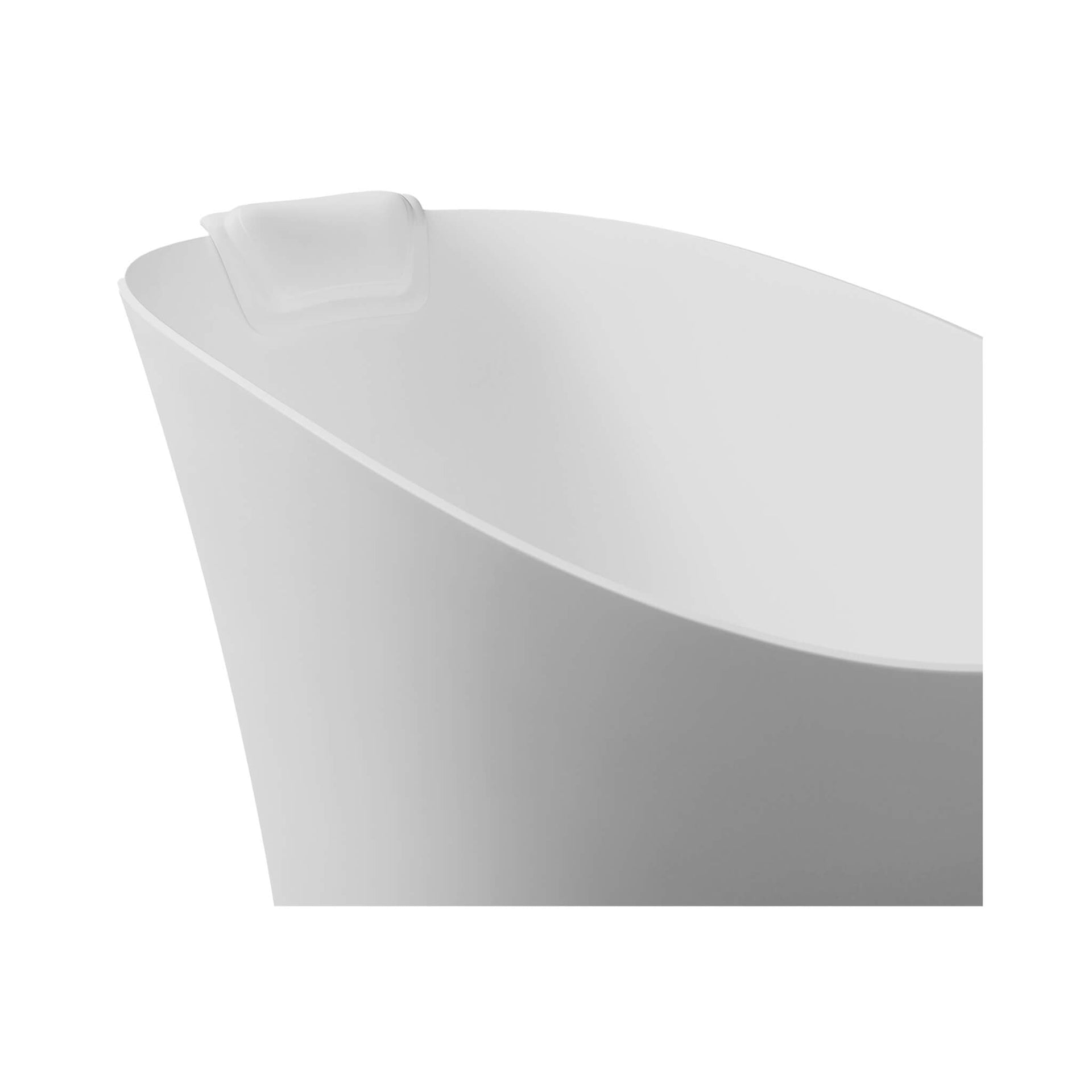 51-Inch Solid Surface Oval Freestanding Bathtub With Seat And Headrest (SAK61983)