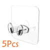 5/10/20 Pcs Wall Storage Hook Punch-free Power Plug Socket Holder Kitchen Stealth Hook Wall Adhesive Hanger Bathroom Wall Storage Hook Power Plug Socket Holder Wall Adhesive Hanger Home Office - 5 Pcs