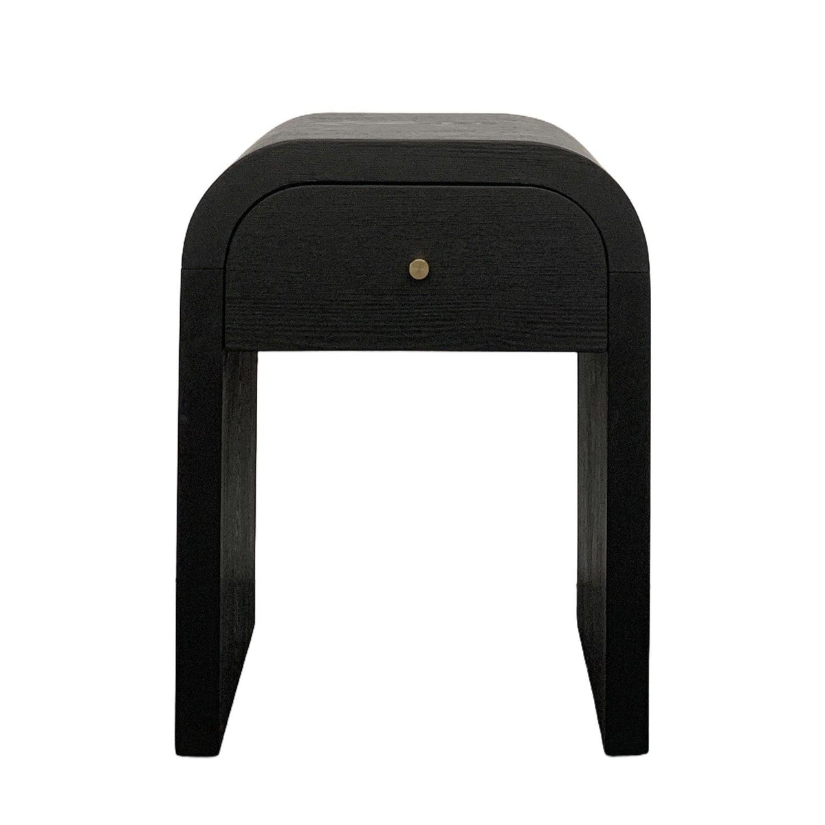 Curved Bedside Side Table