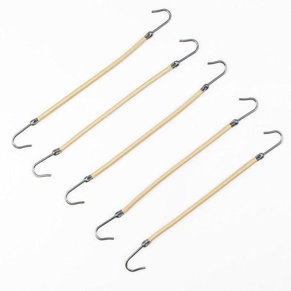 5/10pcs Ponytail Rubber Elastic Hook Hair Bands For Women Gum Hooks Hair Accessories Hair Ties Styling Tools Holder Bungee Bands Gorgeous Hair Accessories For Women