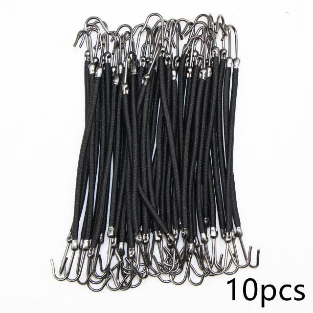 5/10pcs Ponytail Rubber Elastic Hook Hair Bands For Women Gum Hooks Hair Accessories Hair Ties Styling Tools Holder Bungee Bands Gorgeous Hair Accessories For Women
