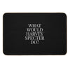 What Would Harvey Specter Do V2 (Black) Bath Mat