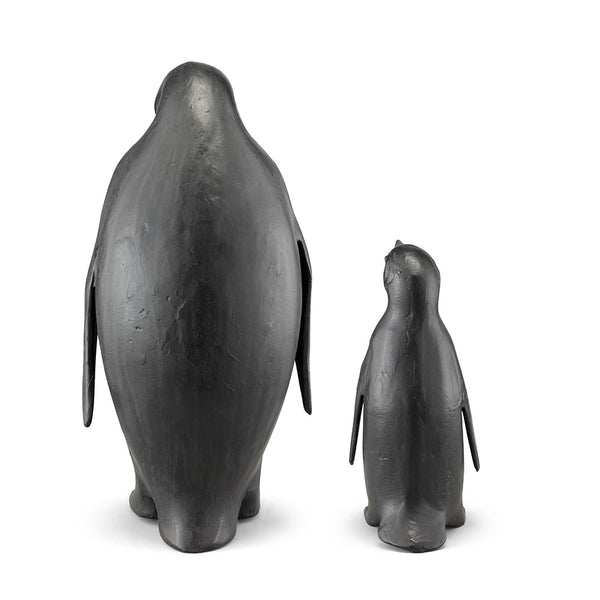 Poppa Penguin and Child Sculpture