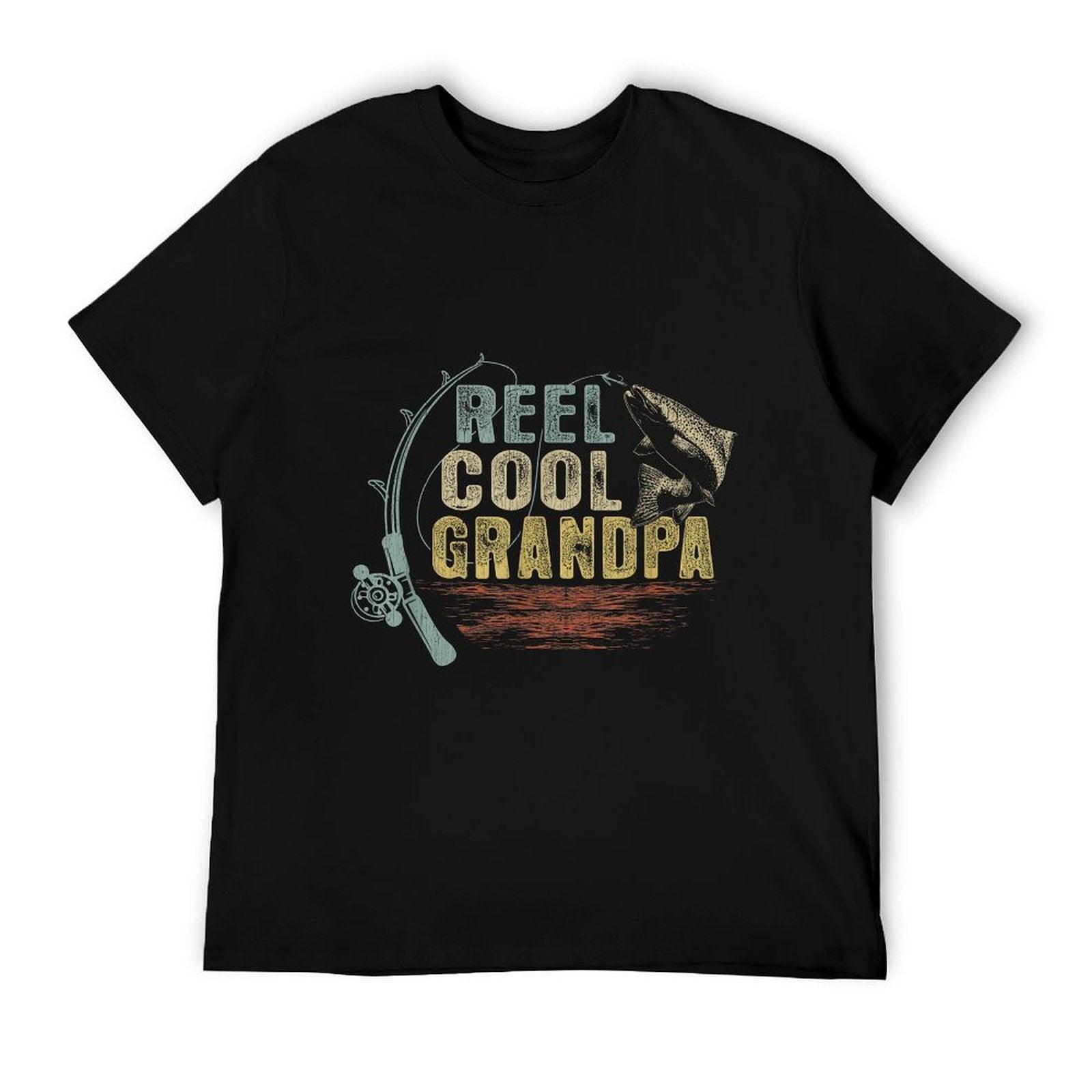 Funny Fishing Vintage Reel Cool Grandpa T-Shirt