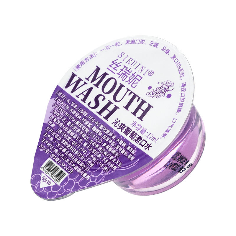 Portable Oral Care Solution in Jelly Cups - Disposable Independent Packaging for Travel and Accommodation