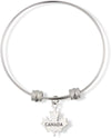 EPJ Canada on a Maple Leaf Fancy Charm Bangle