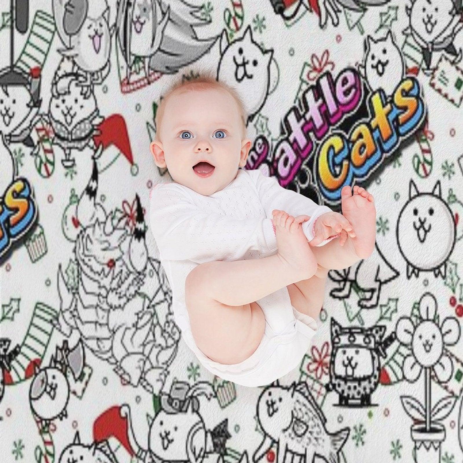 Battle Cats Throw Blanket