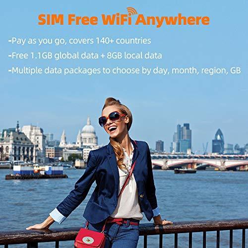 GlocalMe 4G LTE Mobile Hotspot Device, Wireless WiFi for Home or Travel - Gifts for You 'n Me