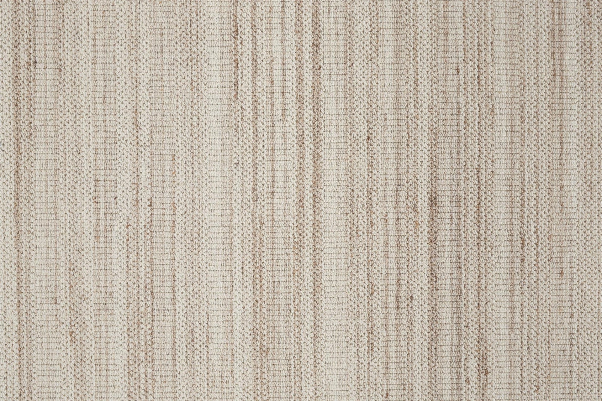 8' X 10' Taupe And Gray Wool Hand Woven Area Rug