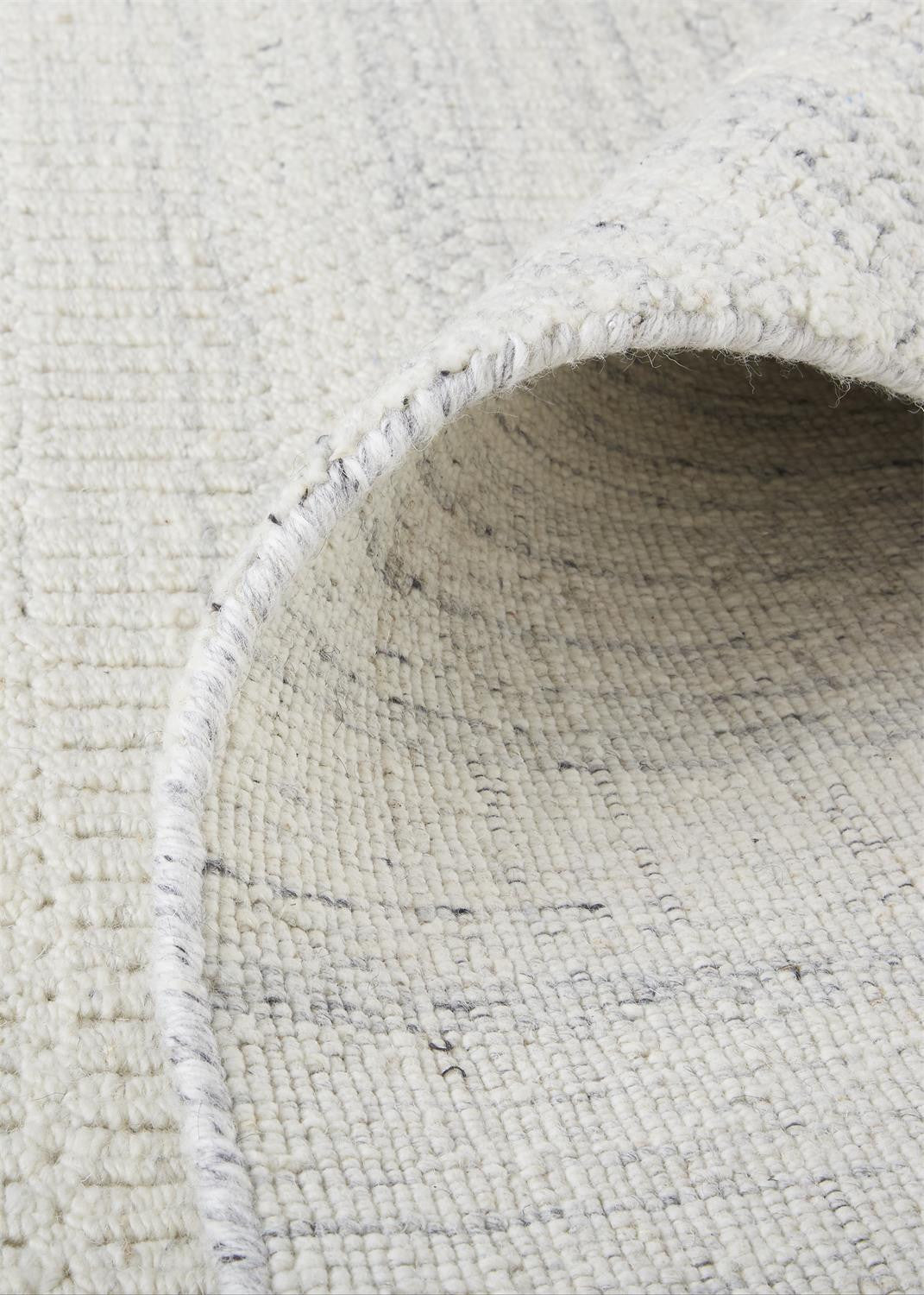 8' X 10' Taupe And Gray Wool Hand Woven Area Rug