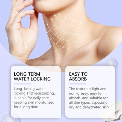 OUHOE Neck Cream - Hydrating, Moisturizing, and Refreshing Skin Care Lotion for Neck and Body
