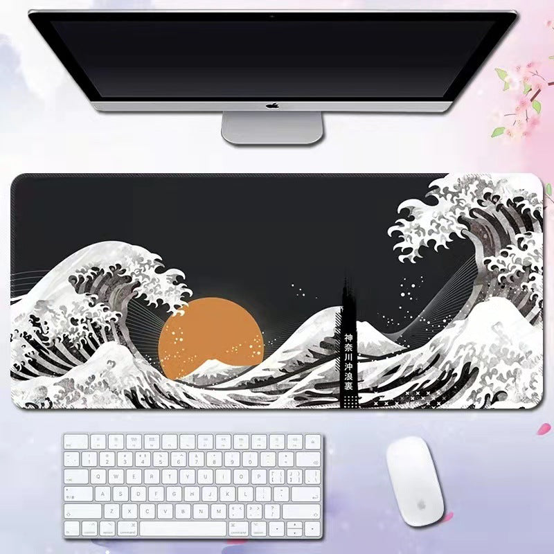 Wave mouse pad advertising game keyboard pad desk pad