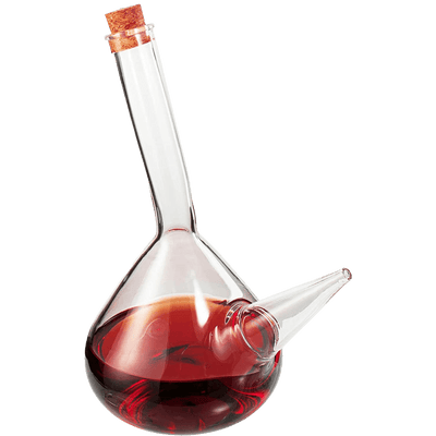 Porron Glass Decanter 34 oz Wine Pitcher 100% Lead-free Glass Decanter for Red Wine, Hand Blown Wine Decanter, Wine Carafe - Wine Gift, Wine Accessories (1000mL)