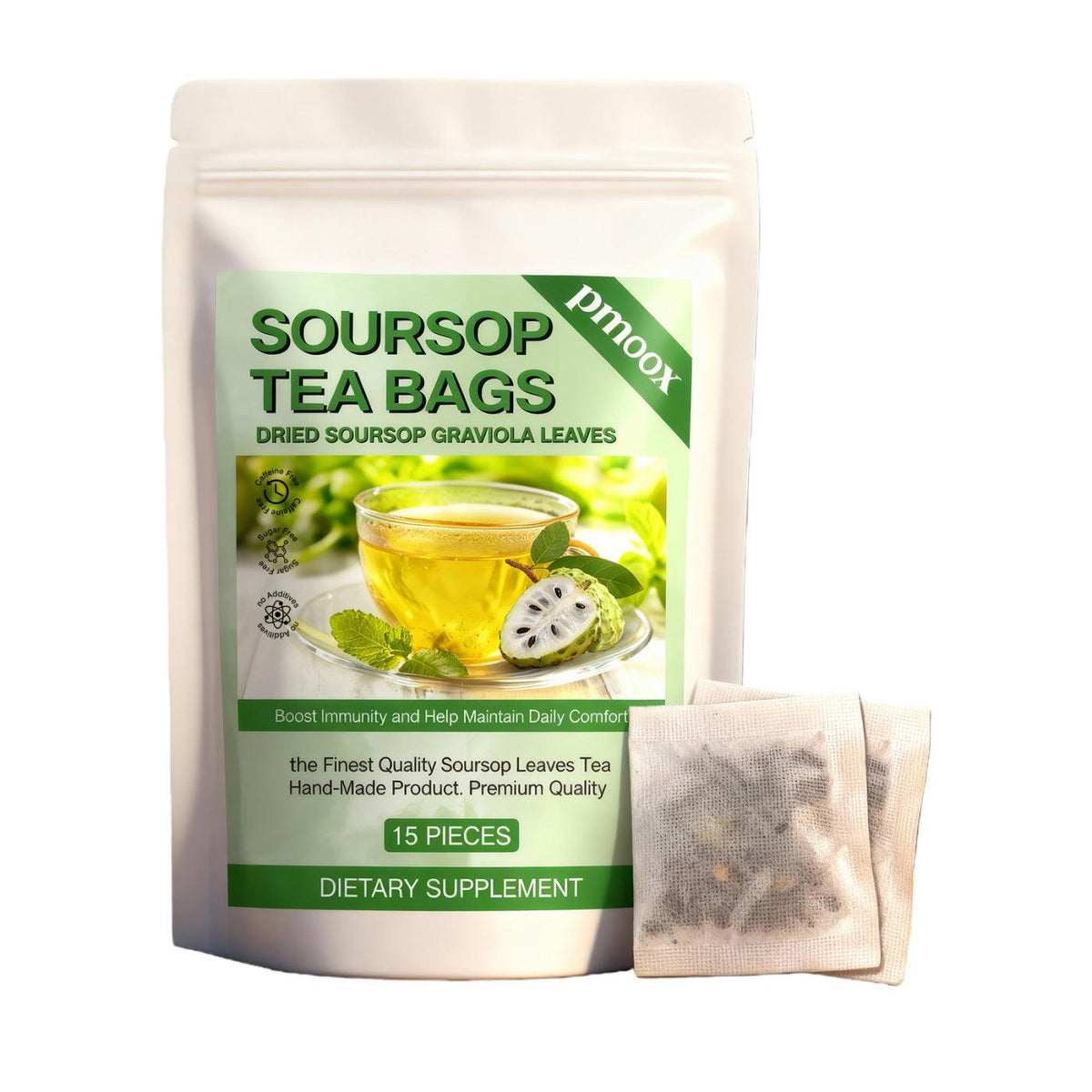 Herbal Annona (Soursop) Leaf Tea – Pure Guanabana Botanical Bags (14 Pieces)
