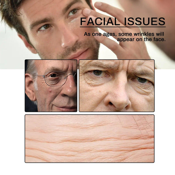 Anti-Wrinkle Serum For Men, Anti-Wrinkle Firming Skin Young Elastic Moisturizing Translucent Essence