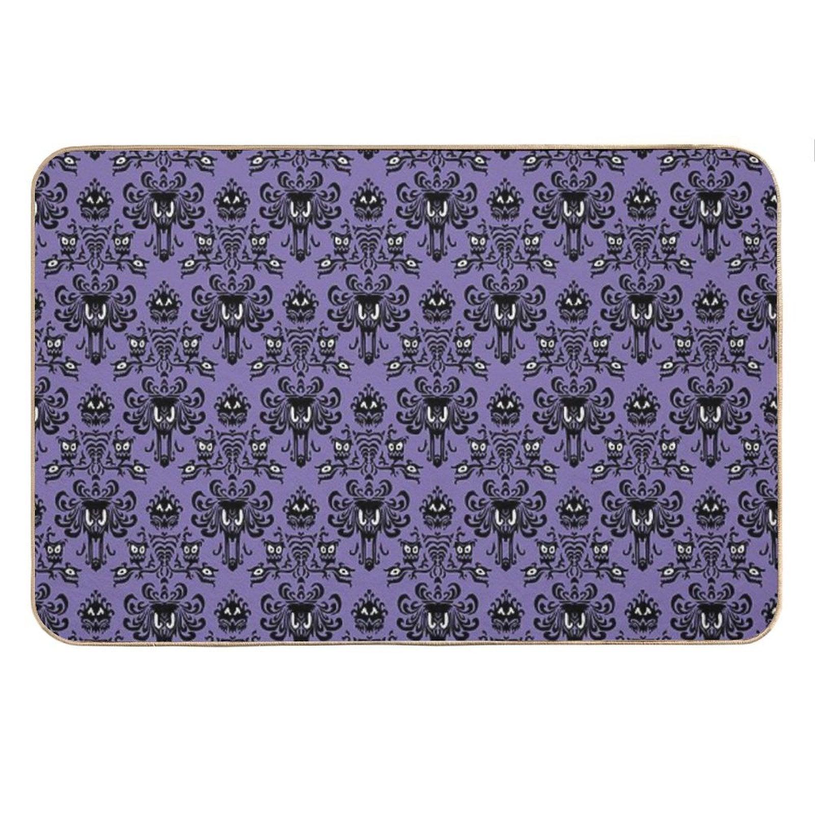 Haunted Mansion Wallpaper Bath Mat