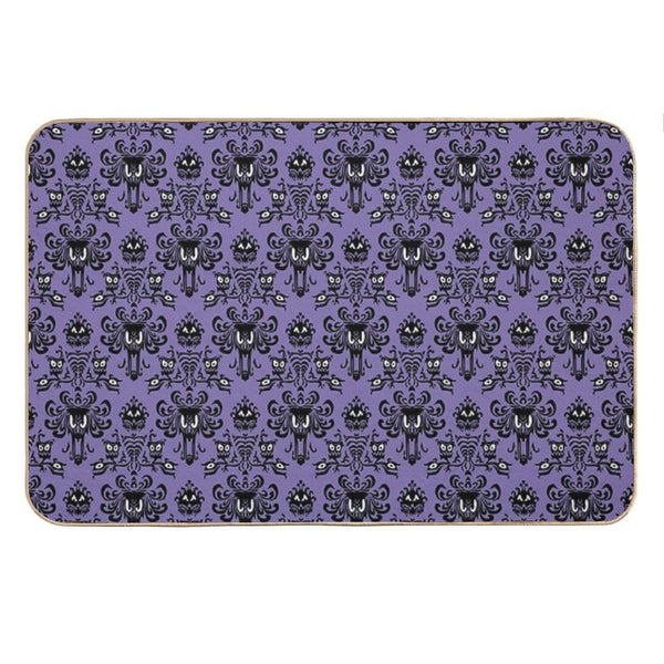 Haunted Mansion Wallpaper Bath Mat