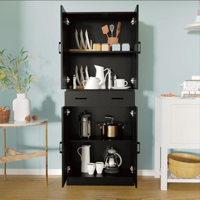 Black Kitchen Pantry, 71