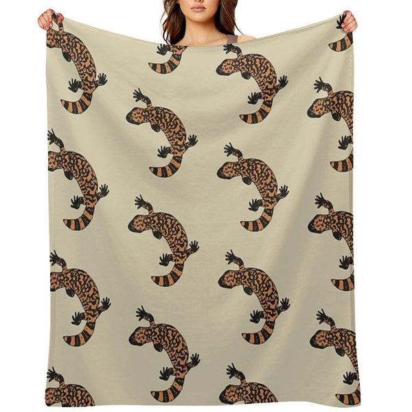 Gila Monster Throw Blanket
