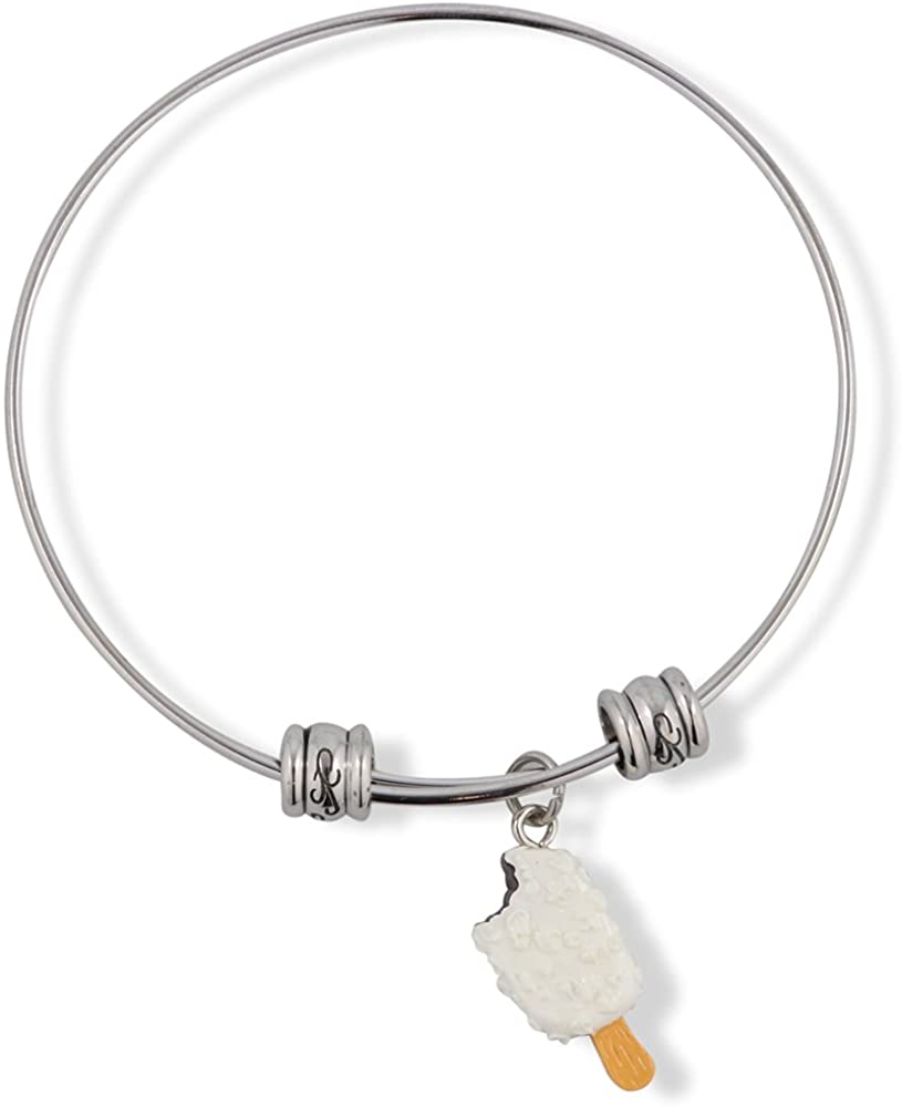 Emerald Park Jewelry Ice Cream Treat Fancy Charm Bangle