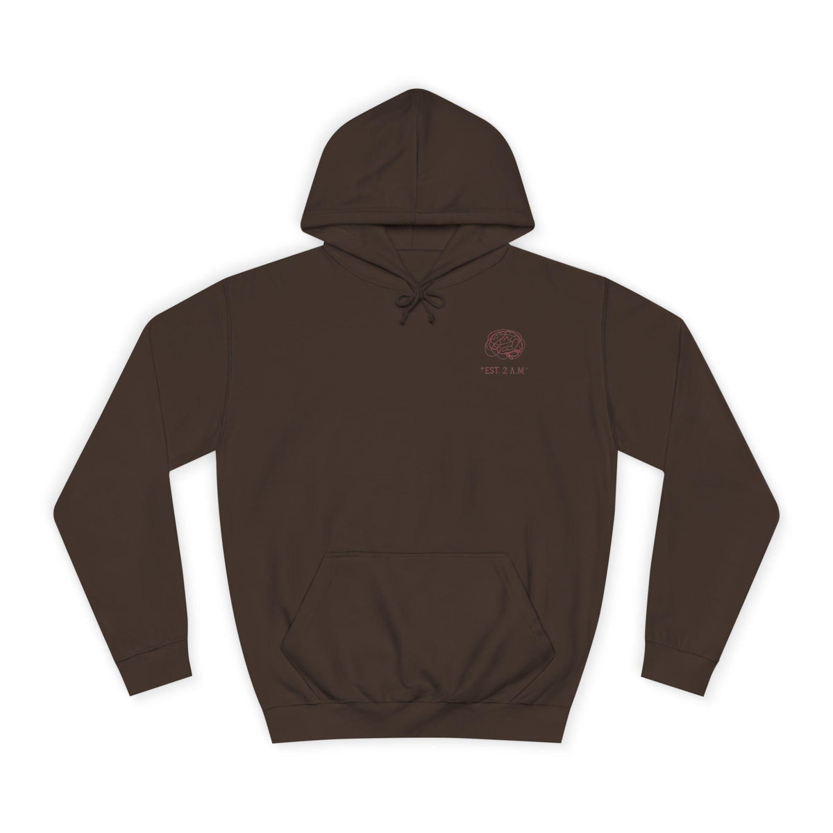 Unisex Overthinking Club Hoodie | Cozy College Gear, Thoughtful Gift for Students, Casual Wear, Relaxed Style, Brainy Humor Apparel
