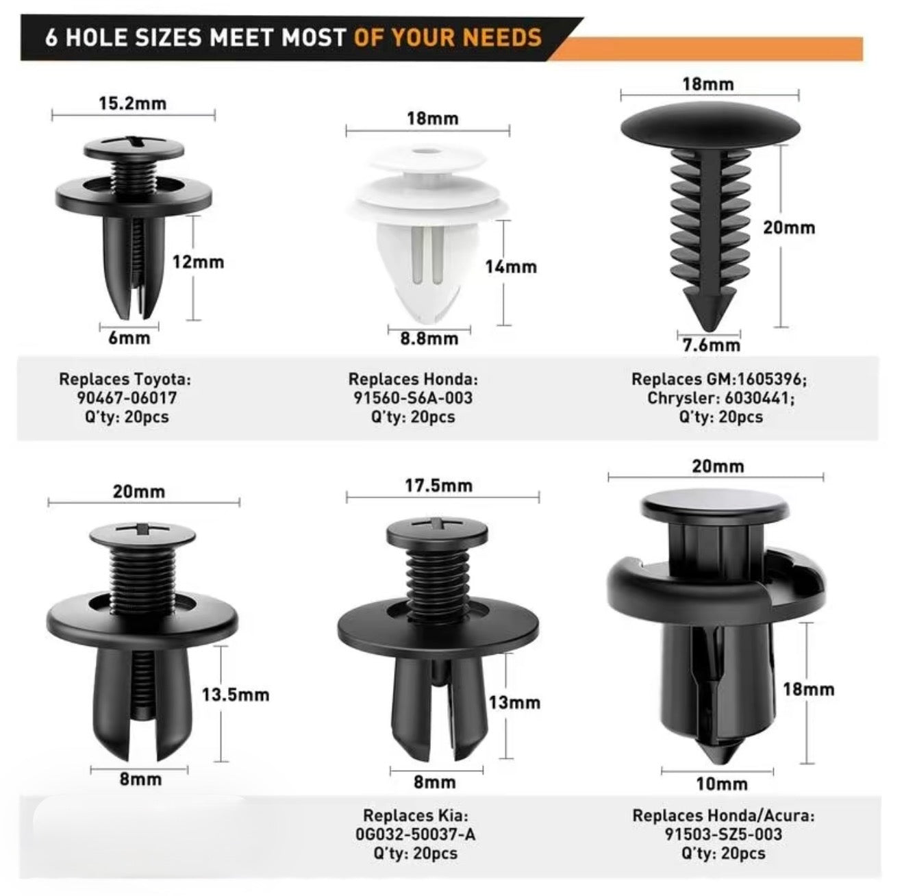 SnapFix Car Clip Kit