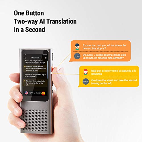 Langogo Minutes Instant WiFi Voice LANGUAGE TRANSLATOR