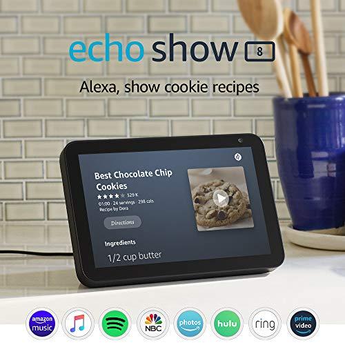 Echo Show 8 HD Smart Display with Alexa for Video Calling - Gifts for You 'n Me