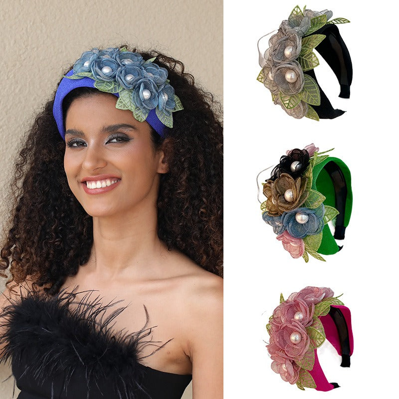 Fashionable handmade flower headbands