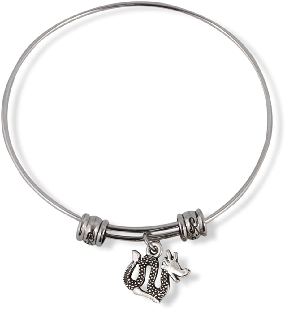 Sea Serpent or Lake Monster or Ogopogo Fancy Charm Bangle