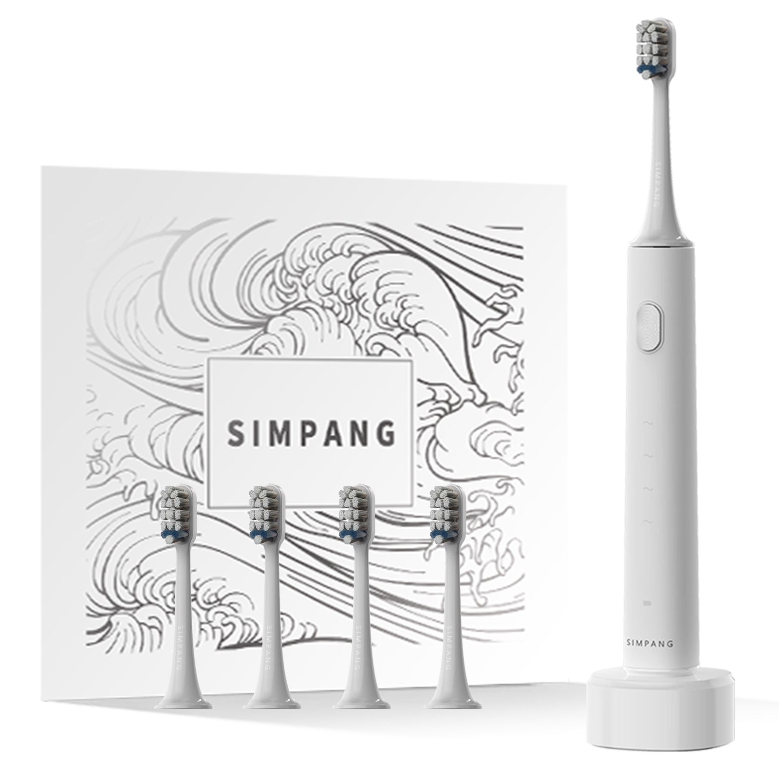 Smart Sonic Electric Toothbrush Soft Bristles Wireless Charging Adult Gift Box