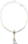 Emerald Park Jewelry Microscope Bracelet | Snake Chain Charm Bracelet