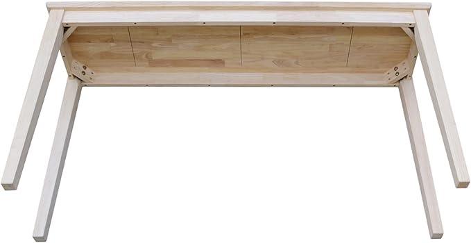 IC International Concepts Extended Length Shaker Console Table, 60