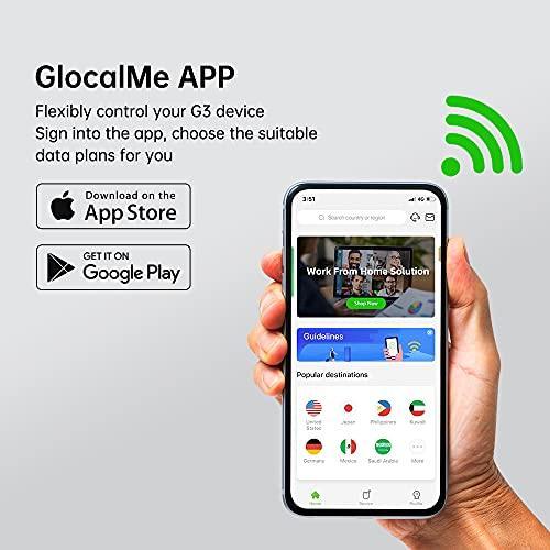 GlocalMe 4G LTE Mobile Hotspot Device, Wireless WiFi for Home or Travel - Gifts for You 'n Me