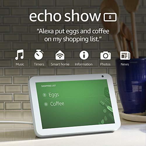 Echo Show 8 HD Smart Display with Alexa for Video Calling - Gifts for You 'n Me