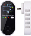 3-in-1 Carbon Monoxide Detector, Carbon Monoxide Detector Plug in Wall with Temperature & Humidity Display