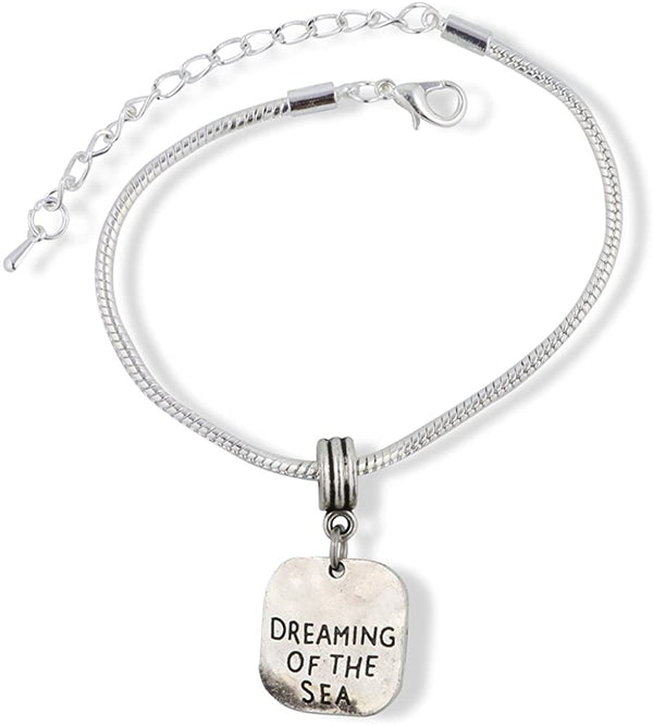 Dreaming of the Sea Snake Chain Charm Bracelet