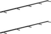 Hidden Shelf Brackets ， Floating Shelf Bracket ( Additional Brackets -NO Kits) 69 Inch -2 Pcs