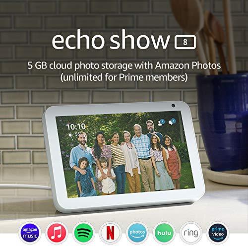 Echo Show 8 HD Smart Display with Alexa for Video Calling - Gifts for You 'n Me
